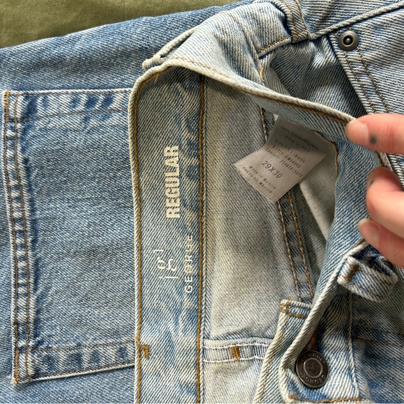Vintage Light Blue George Jeans - Picture 3 of 4